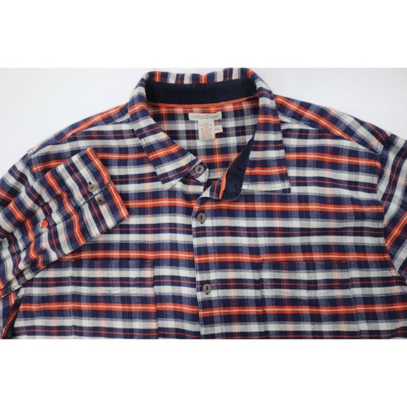 Carbon 2 Cobalt Other - Carbon 2 Cobalt men's XXL long sleeve button up flannel shirt corduroy detail